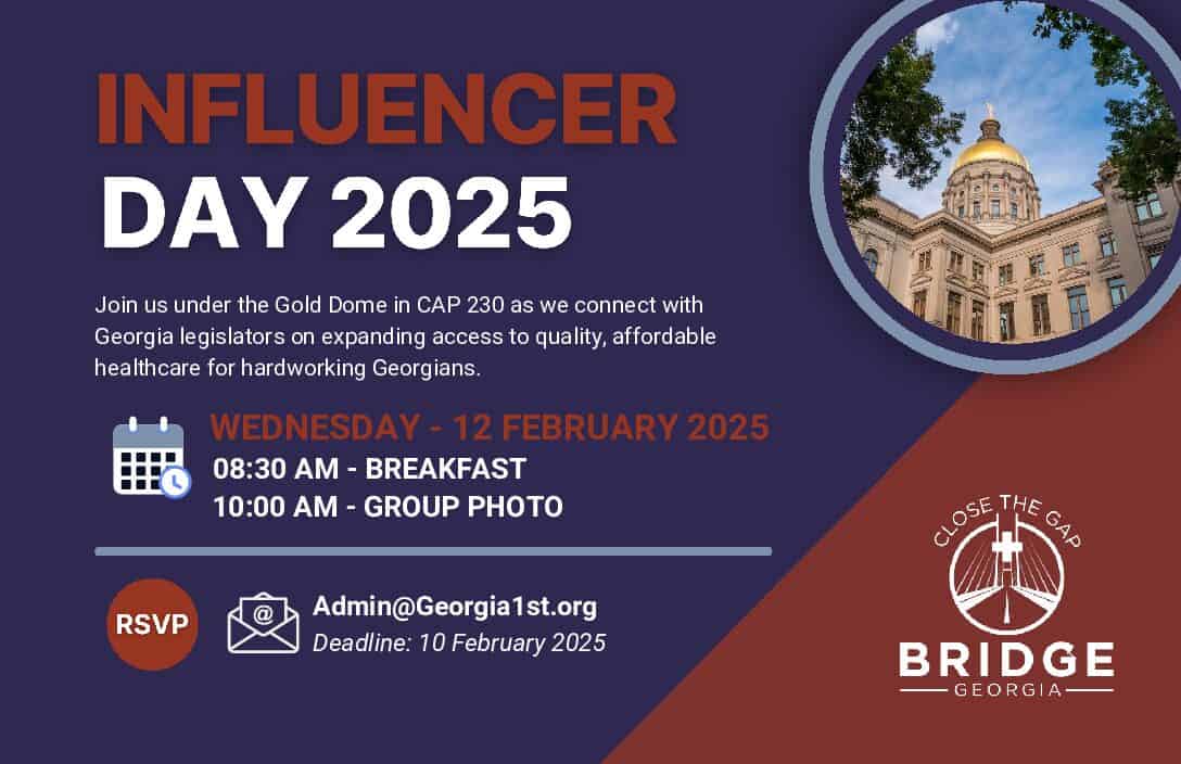 2025 BRIDGE Georgia Healthcare Influencer Day at the Georgia State Capitol